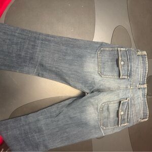 Hugo Boss Blue Straight Leg Pants